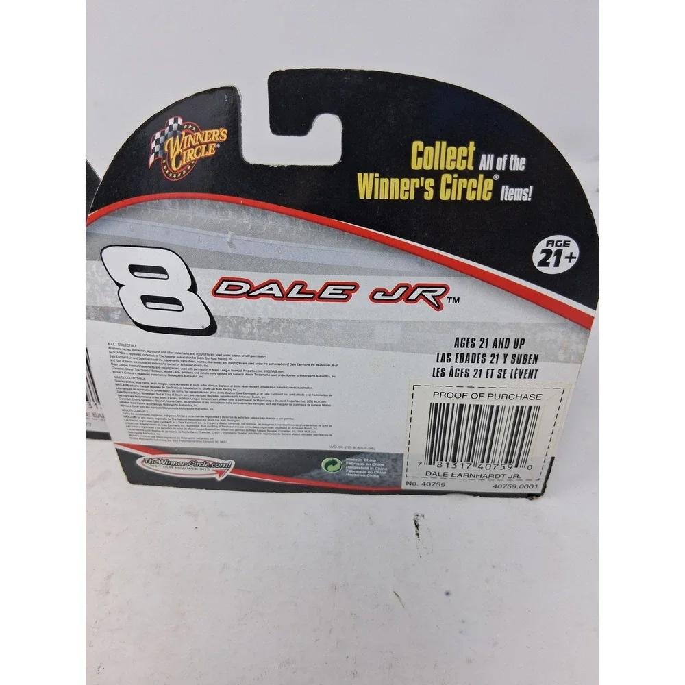 Dale Earnhardt Jr 8 Budweiser NASCAR Diecast Lot 5 Winner's Circle 1:64 Chevy. N